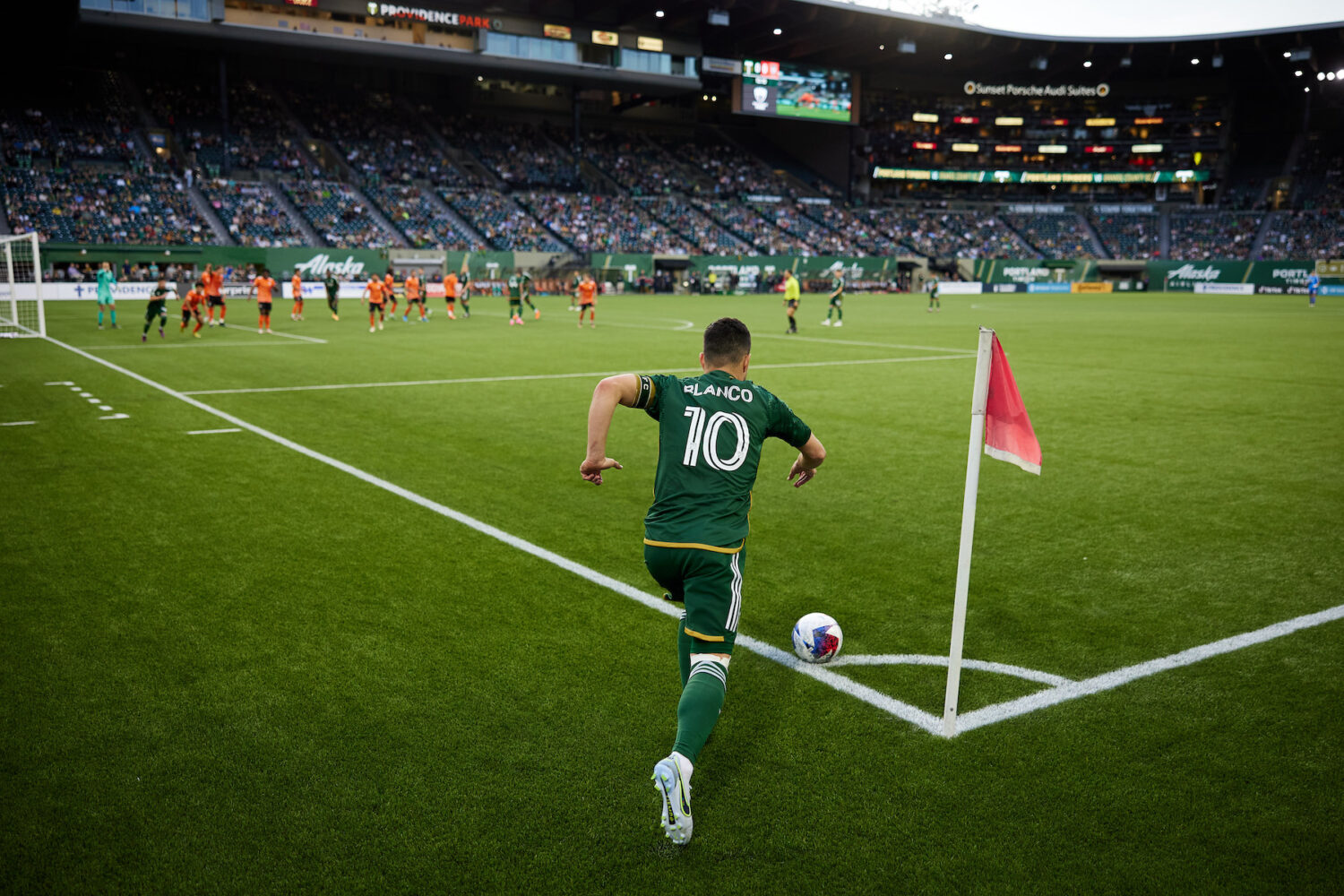 April 26 2023; Portland, OR, USA; Timbers vs Orange County SC in the US Open Cup at Providence Park. Photo: Craig Mitchelldyer-Portland Timbers