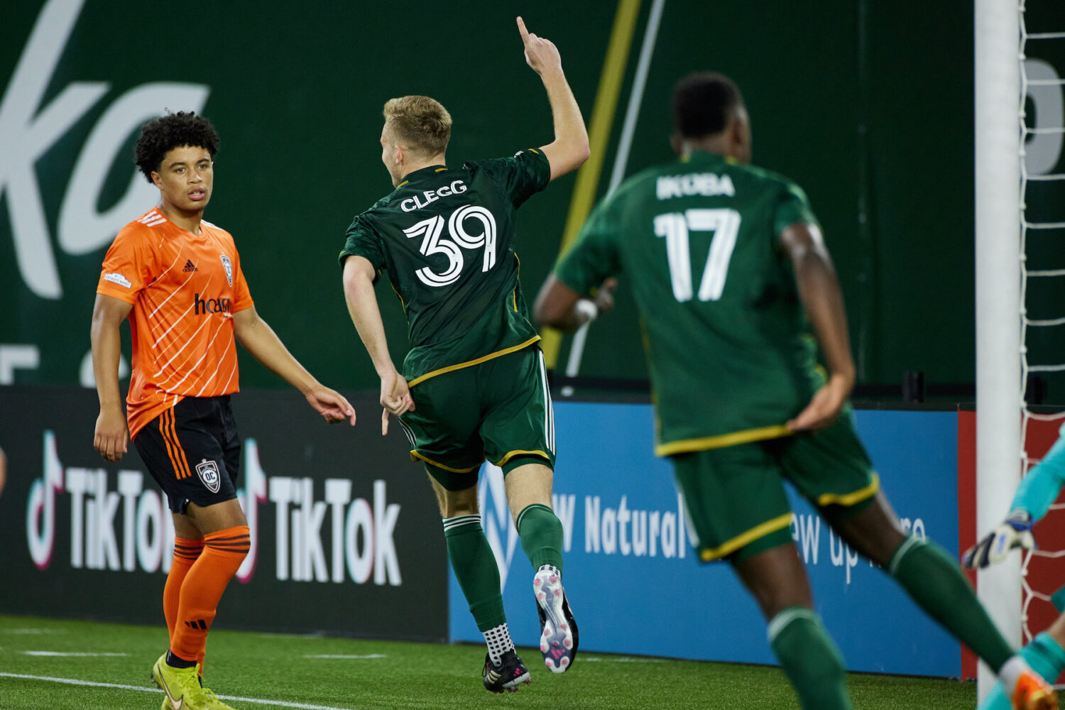 April 26 2023; Portland, OR, USA; Timbers vs Orange County SC in the US Open Cup at Providence Park. Photo: Craig Mitchelldyer- Portland Timbers