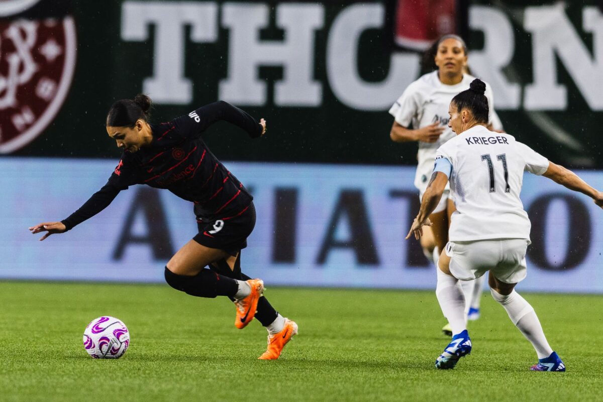 Angel City FC suffers loss to Washington Spirit on late penalty kick